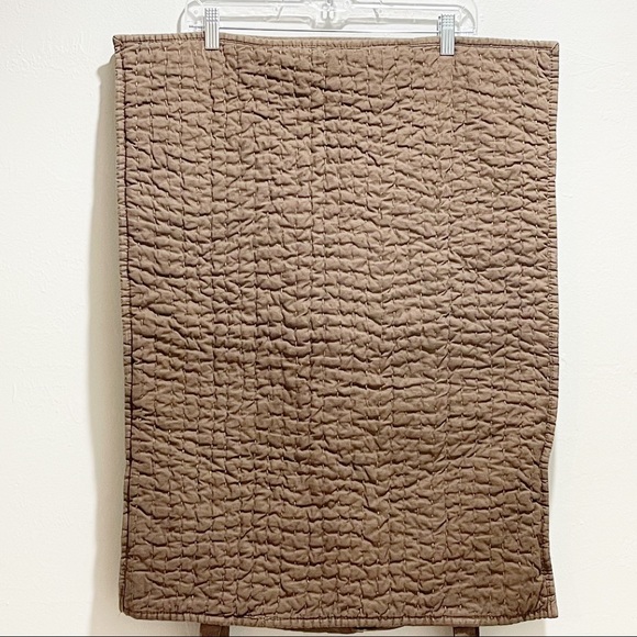 POTTERY BARN Set Of Two Pick Stitch Pillow Shams - Picture 2 of 8